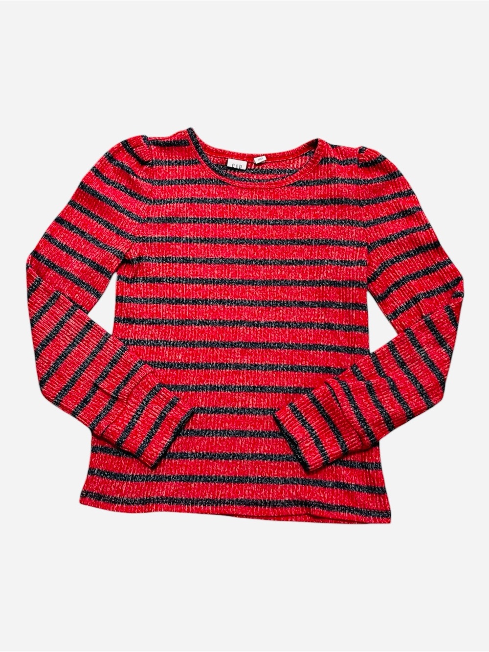 Gap L striped cozy long sleeve top